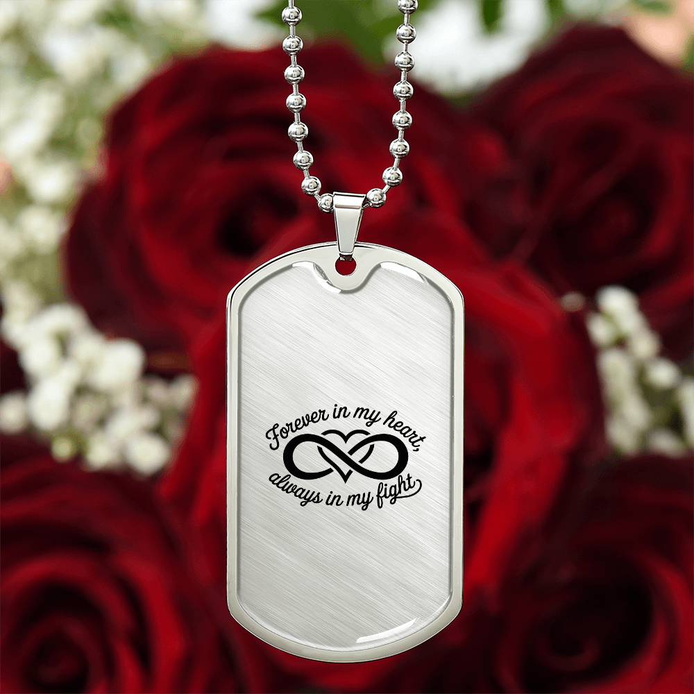 Forever in My Heart Dog Tag – A Tribute to Loved Ones