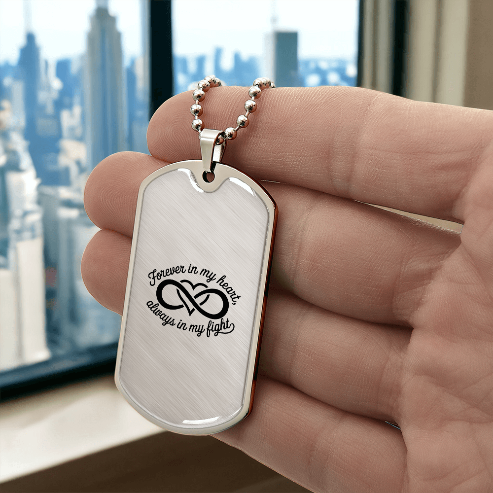 Forever in My Heart Dog Tag – A Tribute to Loved Ones