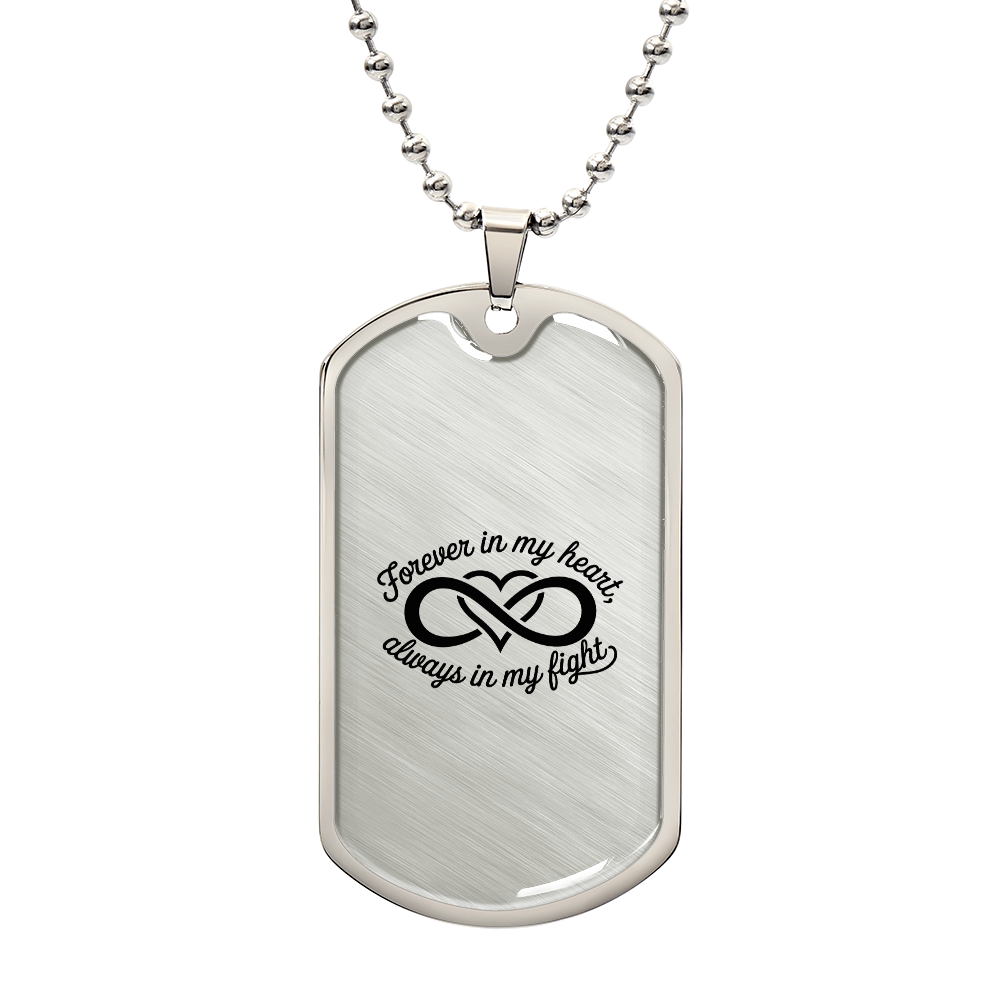 Forever in My Heart Dog Tag – A Tribute to Loved Ones