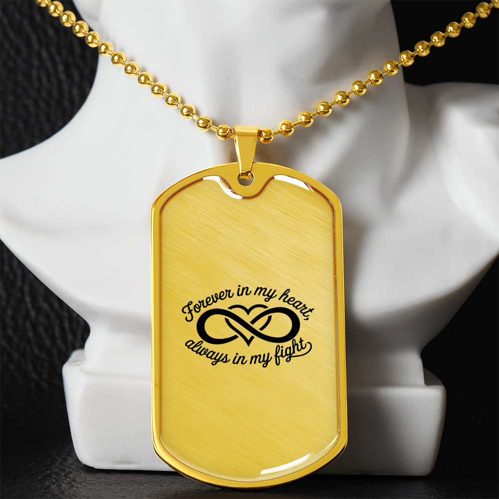 Forever in My Heart Dog Tag – A Tribute to Loved Ones