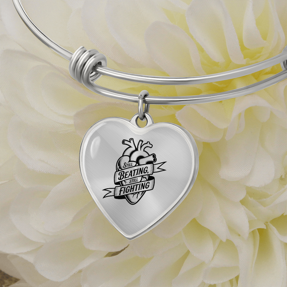 Still Beating, Still Fighting Bracelet – Resilient Heart Jewelry