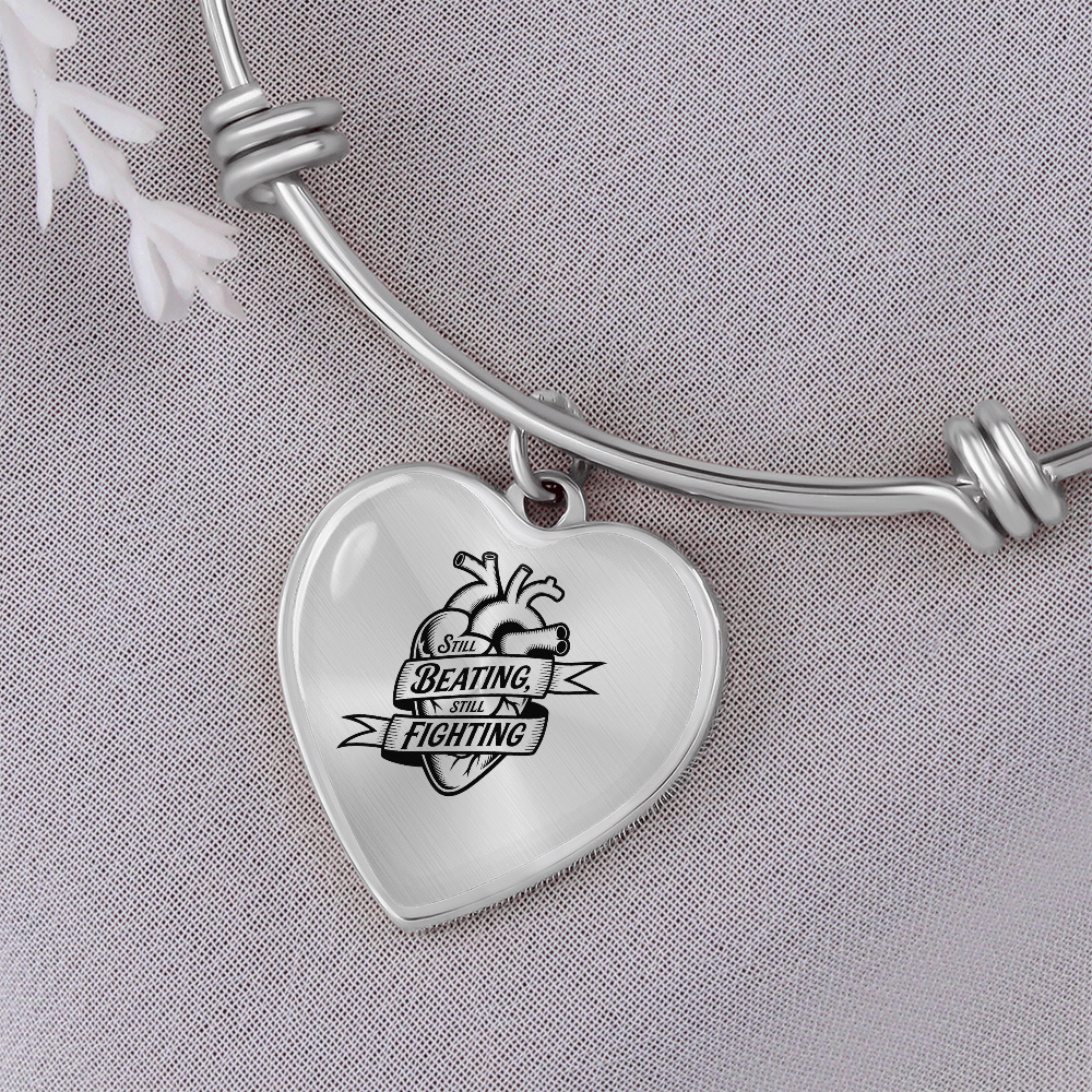 Still Beating, Still Fighting Bracelet – Resilient Heart Jewelry