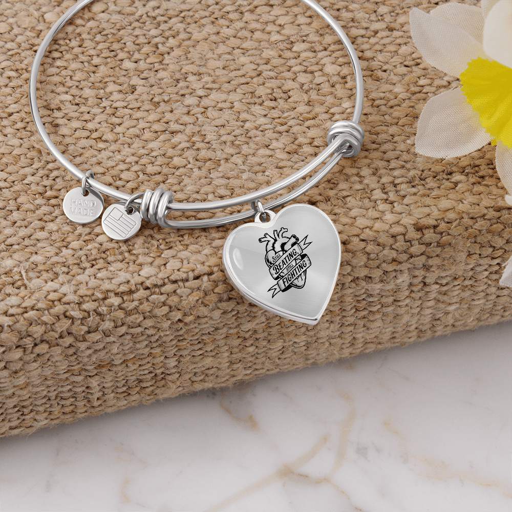 Still Beating, Still Fighting Bracelet – Resilient Heart Jewelry