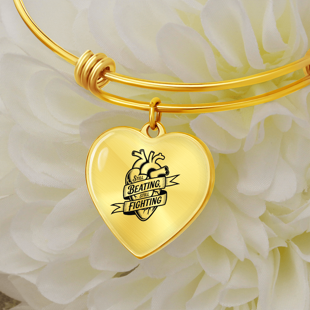 Still Beating, Still Fighting Bracelet – Resilient Heart Jewelry