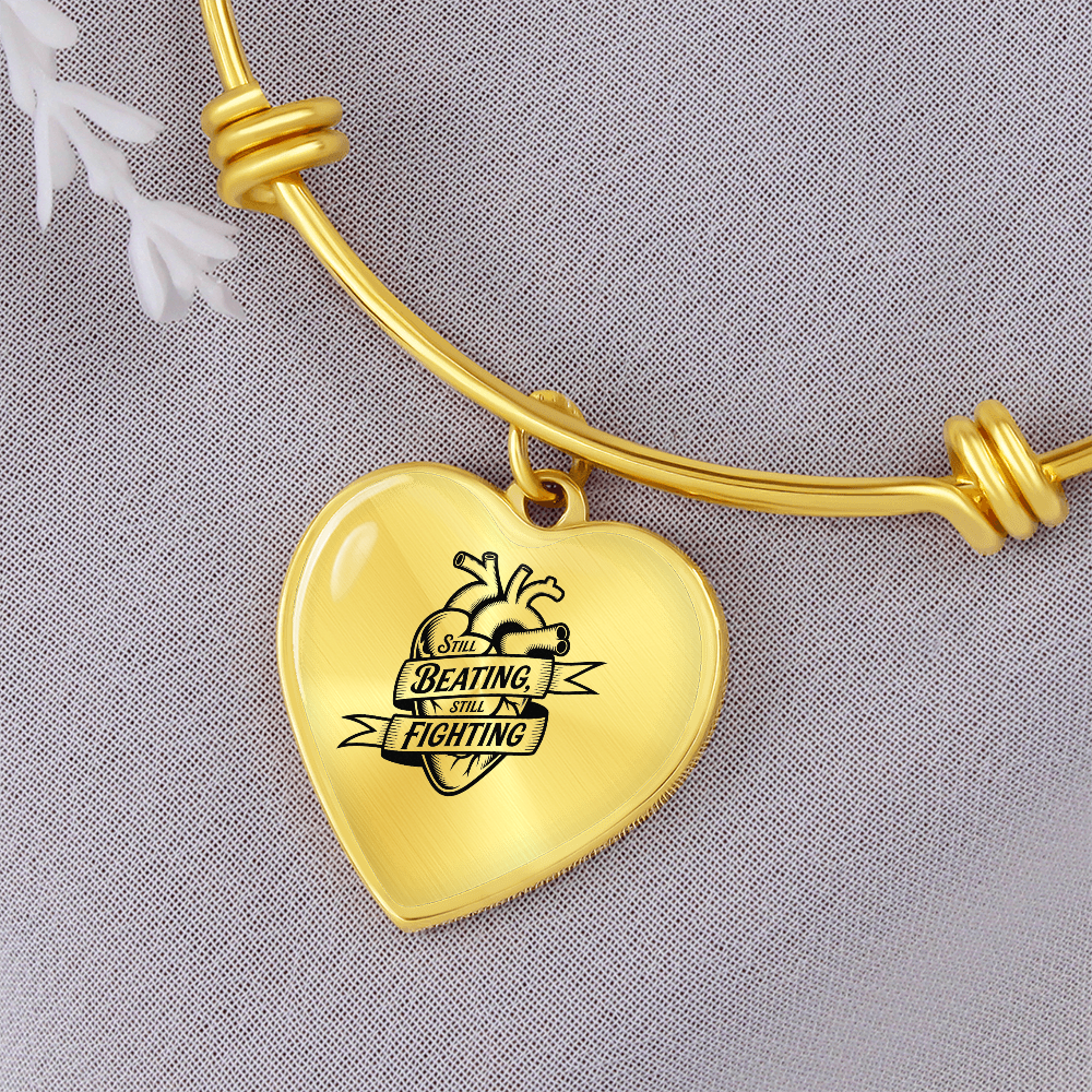 Still Beating, Still Fighting Bracelet – Resilient Heart Jewelry