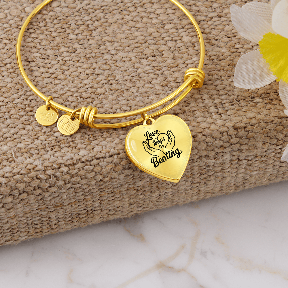 Love Keeps Us Beating Bracelet – Jewelry for Caregivers & Supporters