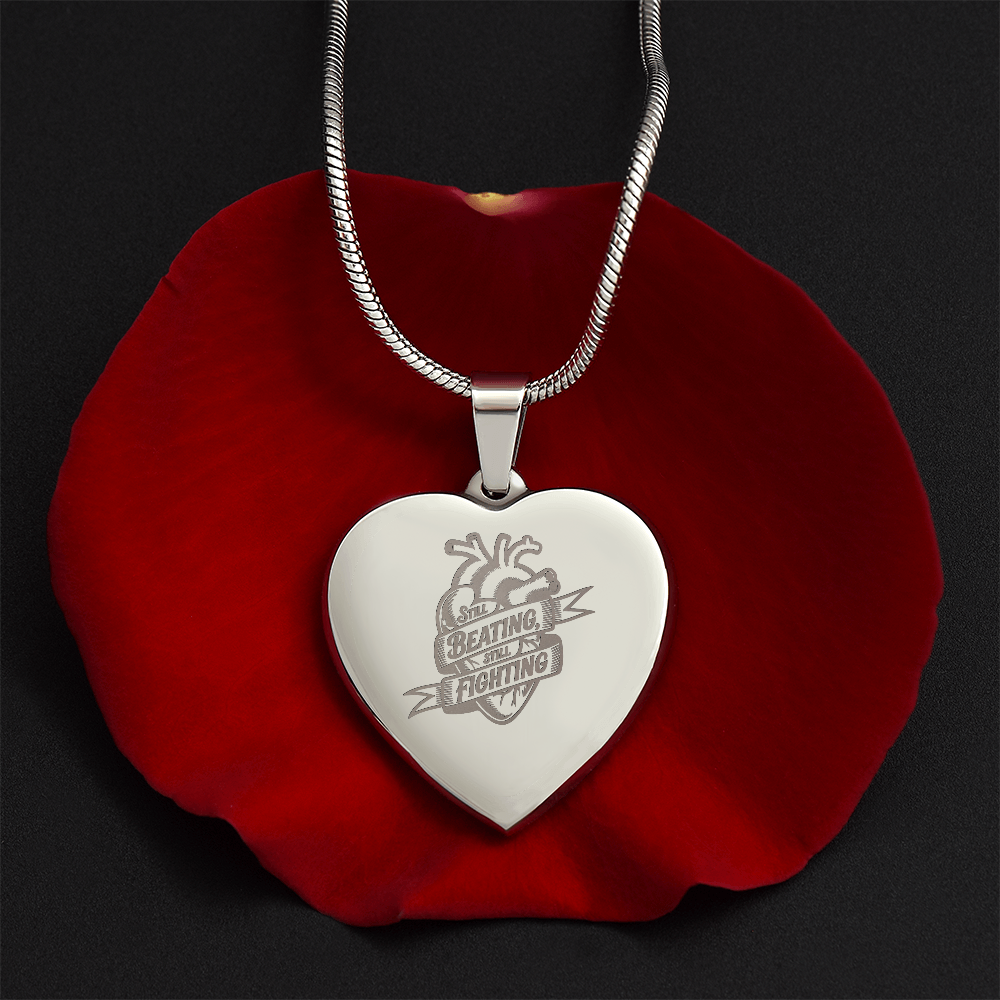 Still Beating, Still Fighting Necklace – Heart Warrior Jewelry