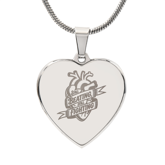 Still Beating, Still Fighting Necklace – Heart Warrior Jewelry